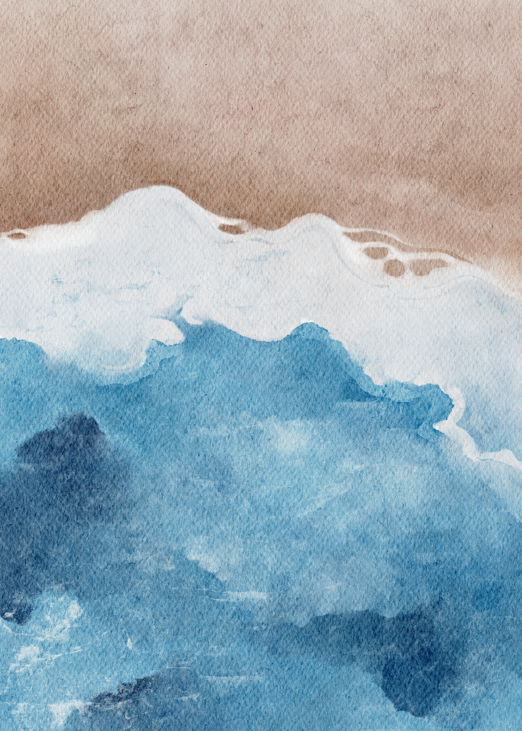 Sea Watercolor Painting